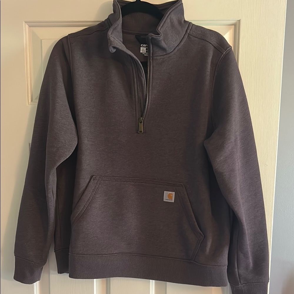 Carhartt purple Zip Up Sweater Durable Workwear
